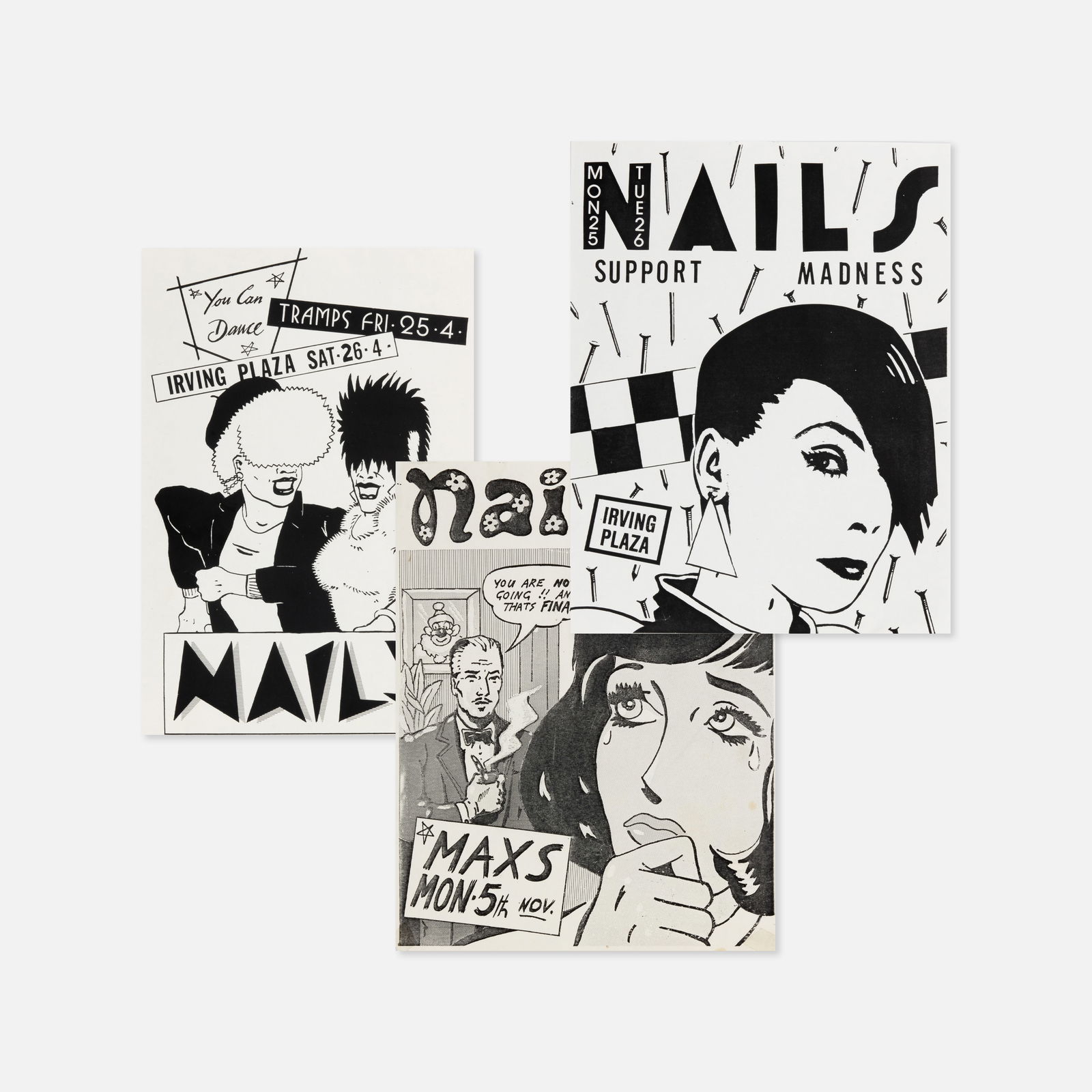 The Nails, Irving Plaza, Three Flyers (1 of 2)