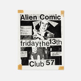Alien Comic (Tom Murrin), Club 57, Flyer