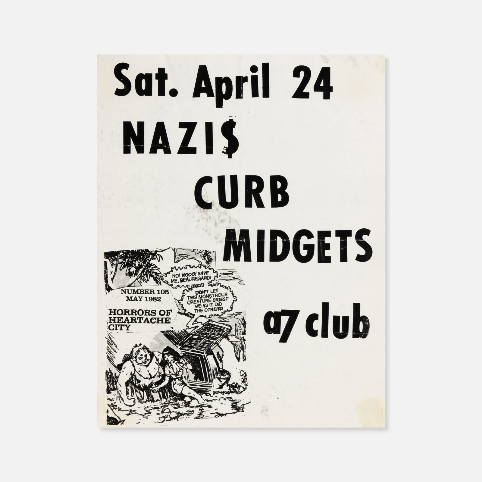 Nazi$, et al., A7, Flyer (1 of 1)