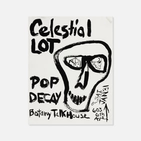 Celestial Lot, Pop Decay, Botany Talk House, Flyer