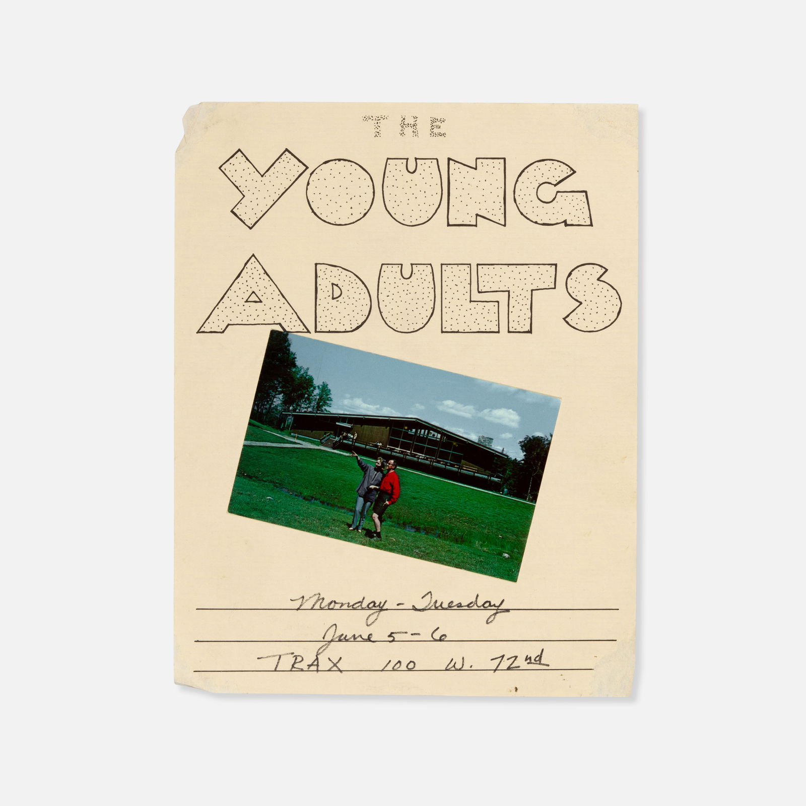 The Young Adults, Trax, Flyer (1 of 1)