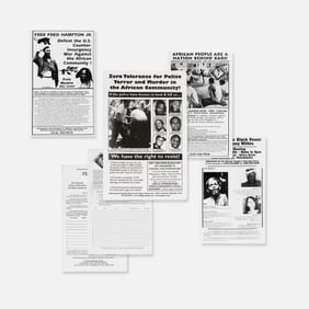 Fred Hampton Jr. Defense Committee, et al., Six Posters