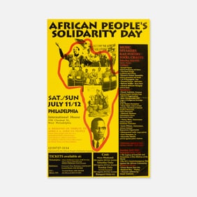 African People's Solidarity Committee, African People's Solidarity Day Poster