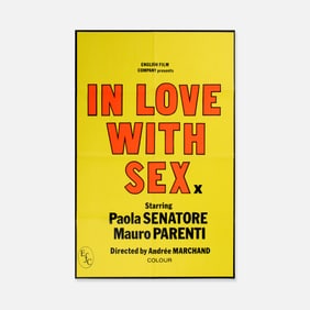 Claude Pierson (Andree Marchand), English Film Company), In Love With Sex Poster