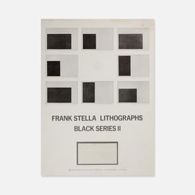 Frank Stella, Gemini GEL, Black Series II Poster