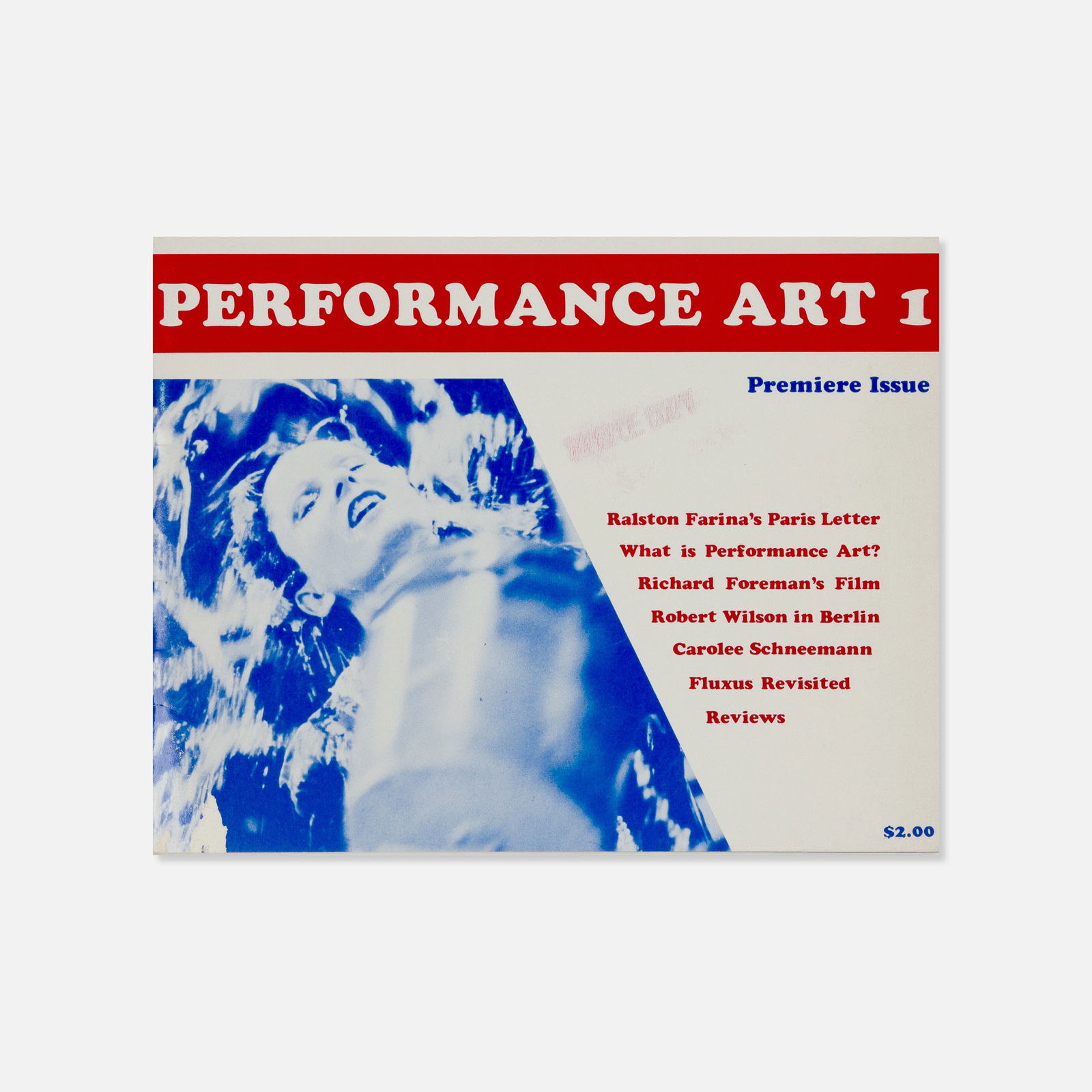 John Howell (Editor), Performance Art Magazine, Performance Art 1 (Premiere Issue) (1 of 2)