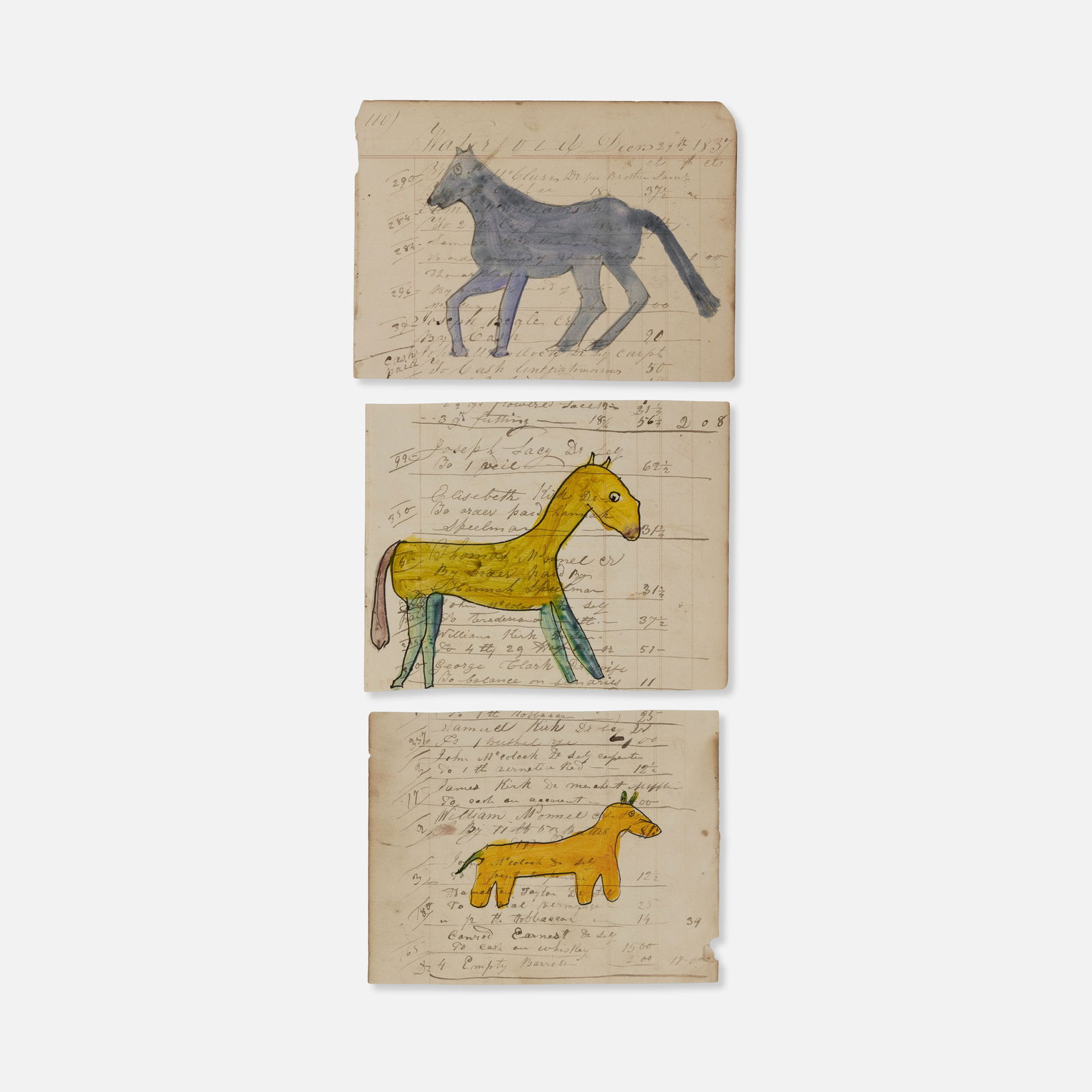 Vernacular, Three Watercolors (1 of 4)