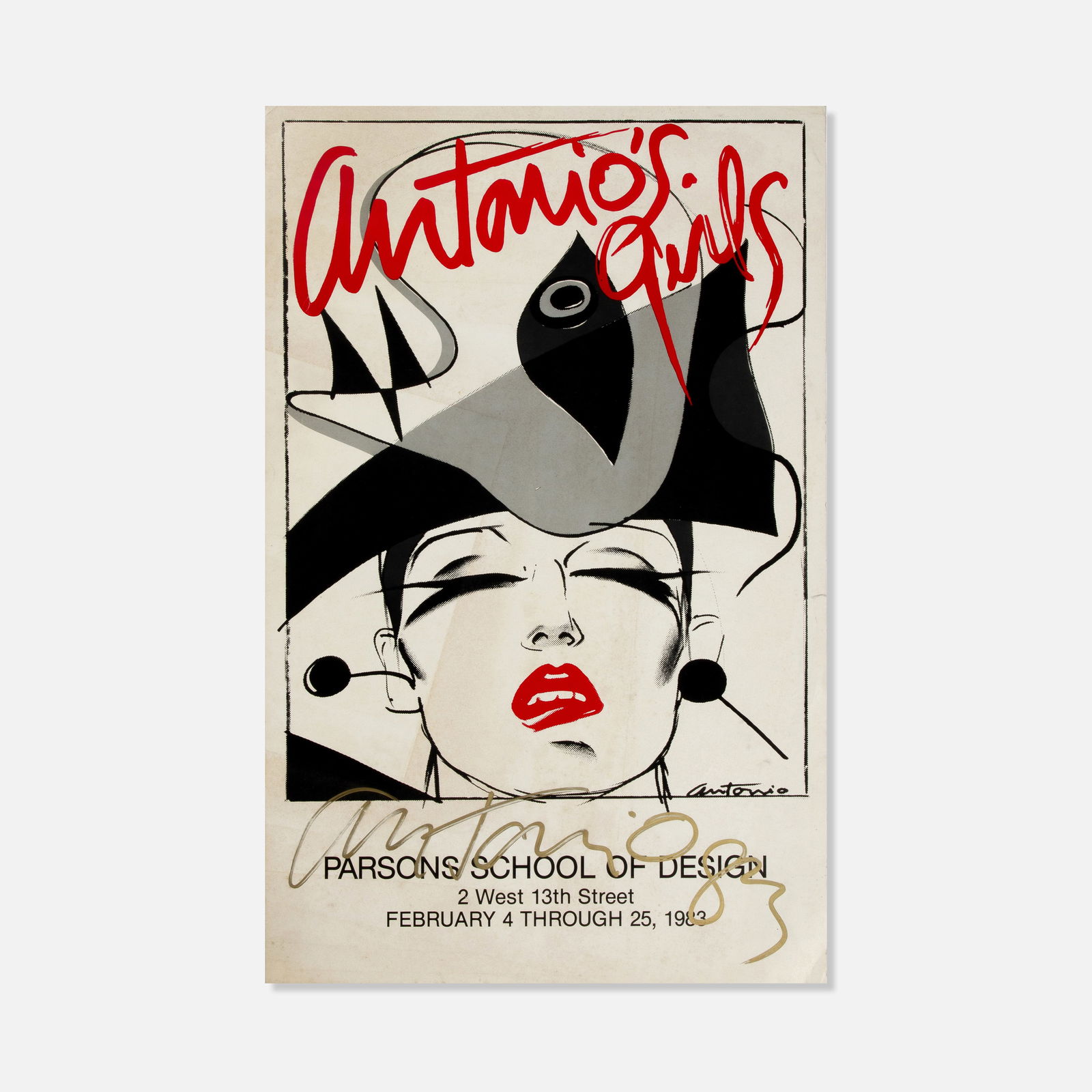 Antonio Lopez, Antonio's Girls Poster, Signed (1 of 1)