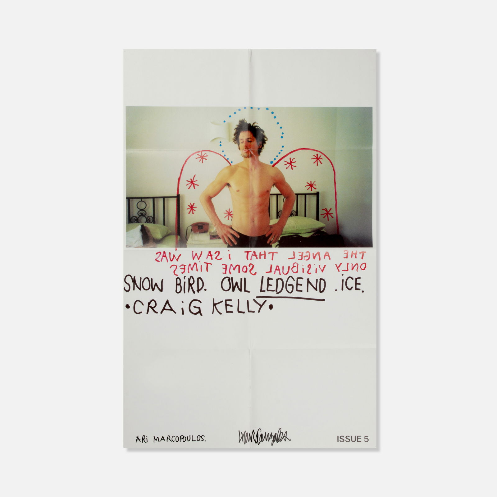 Ari Marcopoulos and Mark Gonzales, Issue 5, Craig Kelly Poster: USA, c. 2005 29 3/4” x 19” printed matter This item is located in our Treadwell, NY warehouse. Pickup and shipping options available upon request.