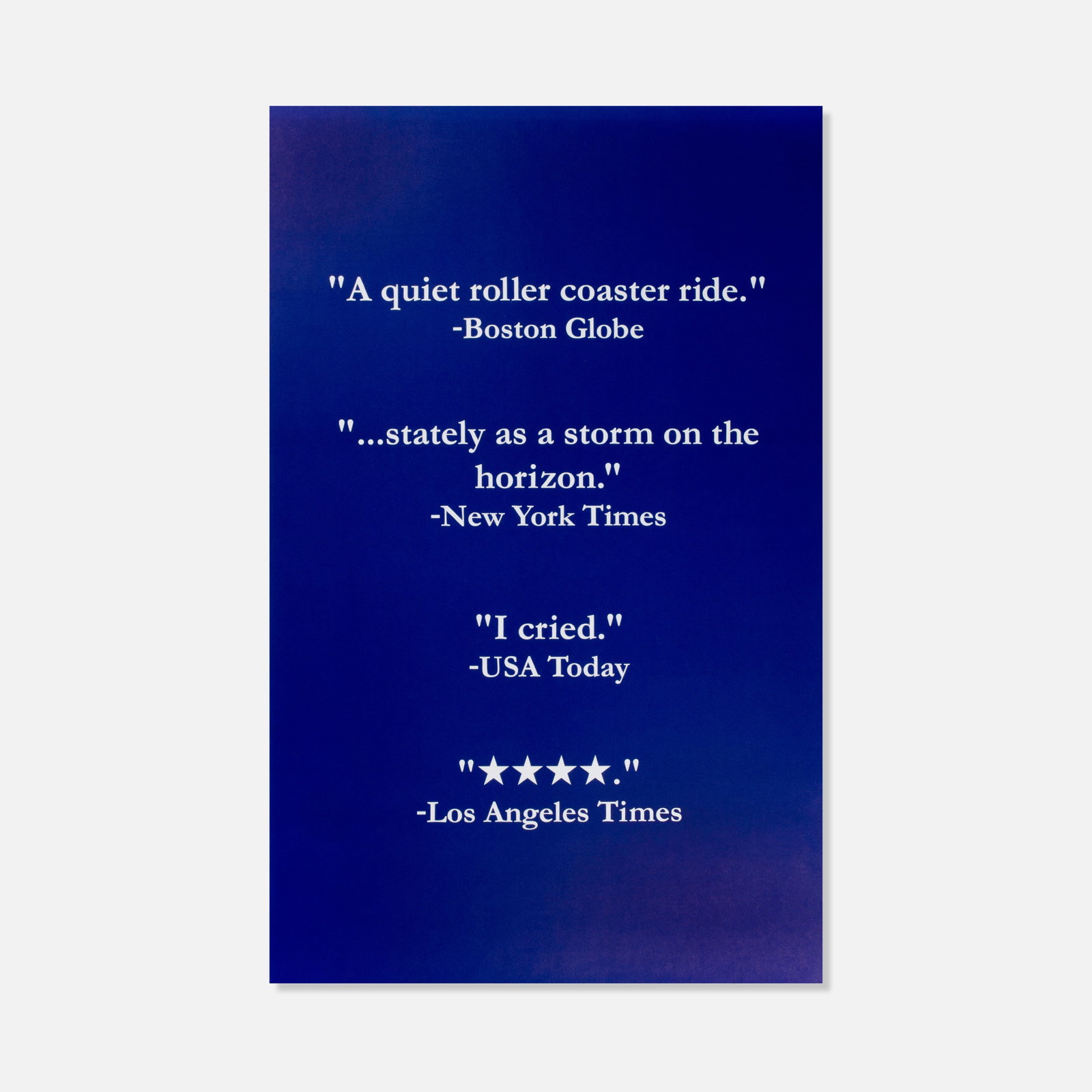 James Leonard, I Dream of Publicity: USA, 2002 41” x 27” offset print on archival paper From the edition of 250 produced by the artist. This item is located in our Treadwell, NY warehouse. Pickup and shipping options availabl