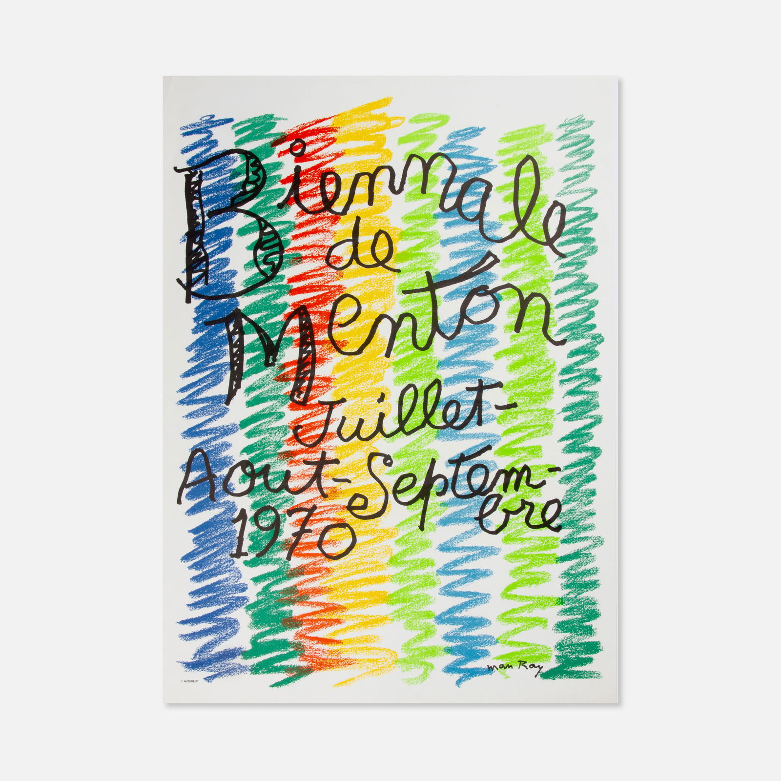 Man Ray, Biennale de Menton, Exhibition Poster (1 of 1)