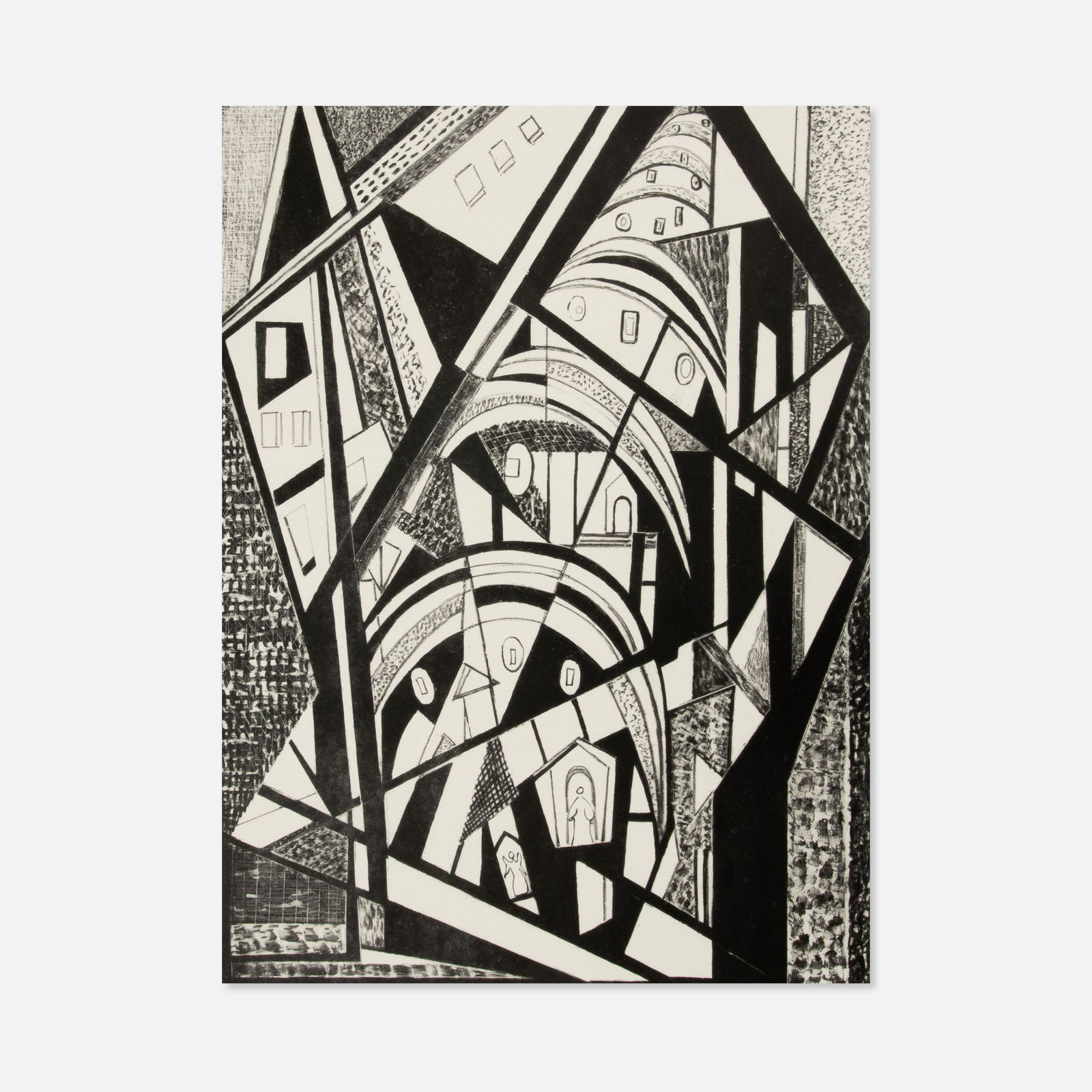 Helen Gerardia, San Gennaro Festival: USA, c. 1950s-60s 19 1/2" x 15" lithograph Titled, numbered, and signed [San Gennaro Festival - 12/18 - Helen Gerardia] to the recto.Number 12 from the edition of 18. This item is located in our