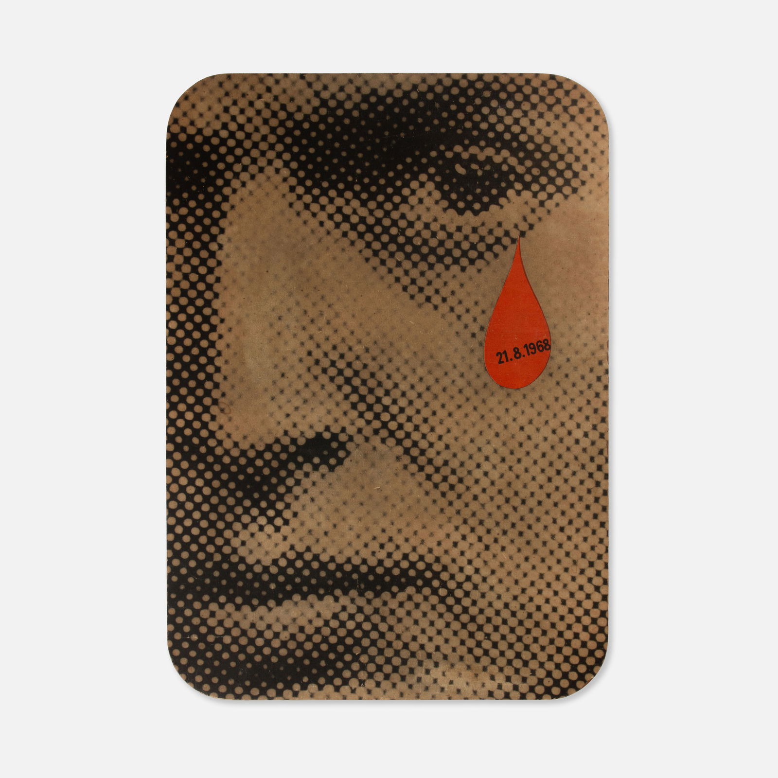 Protest, Prague Spring, Poster: Prague, c. 1968 22" x 15 1/2" paper on masonite This item is located in our Treadwell, NY warehouse. Pickup and shipping options available upon request.