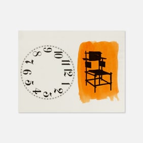 Ray Johnson, Untitled Watercolor