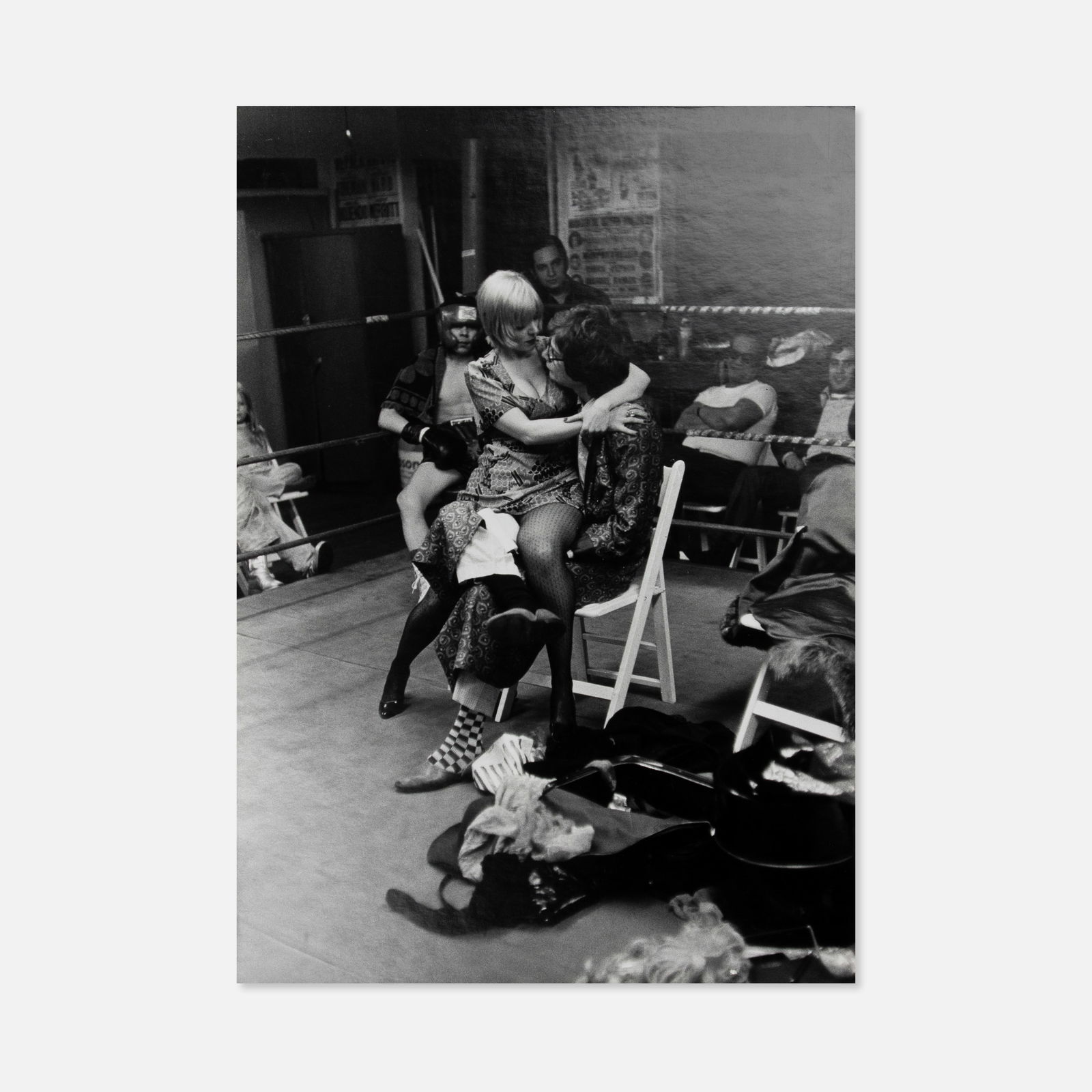 Fred McDarrah, Boxing Match Theatre Event by Rosalind Drexler (1 of 2)