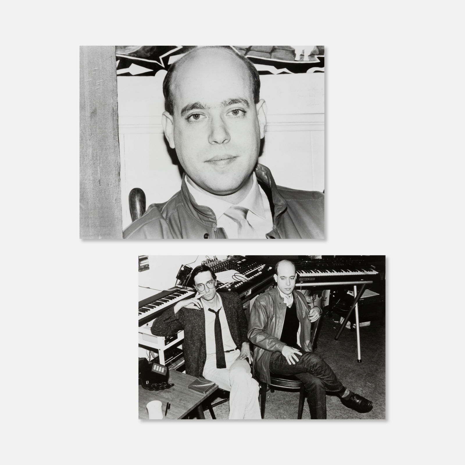 Wendy Workman, Peter Gordon and David Van Tiegham: USA, c. 1980 10" x 8" each vintage silver prints Peter Gordon (American, b. 1951) is a composer and saxophonist who founded the Love of Life Orchestra (LOLO) in 1977. His work bridges the gap