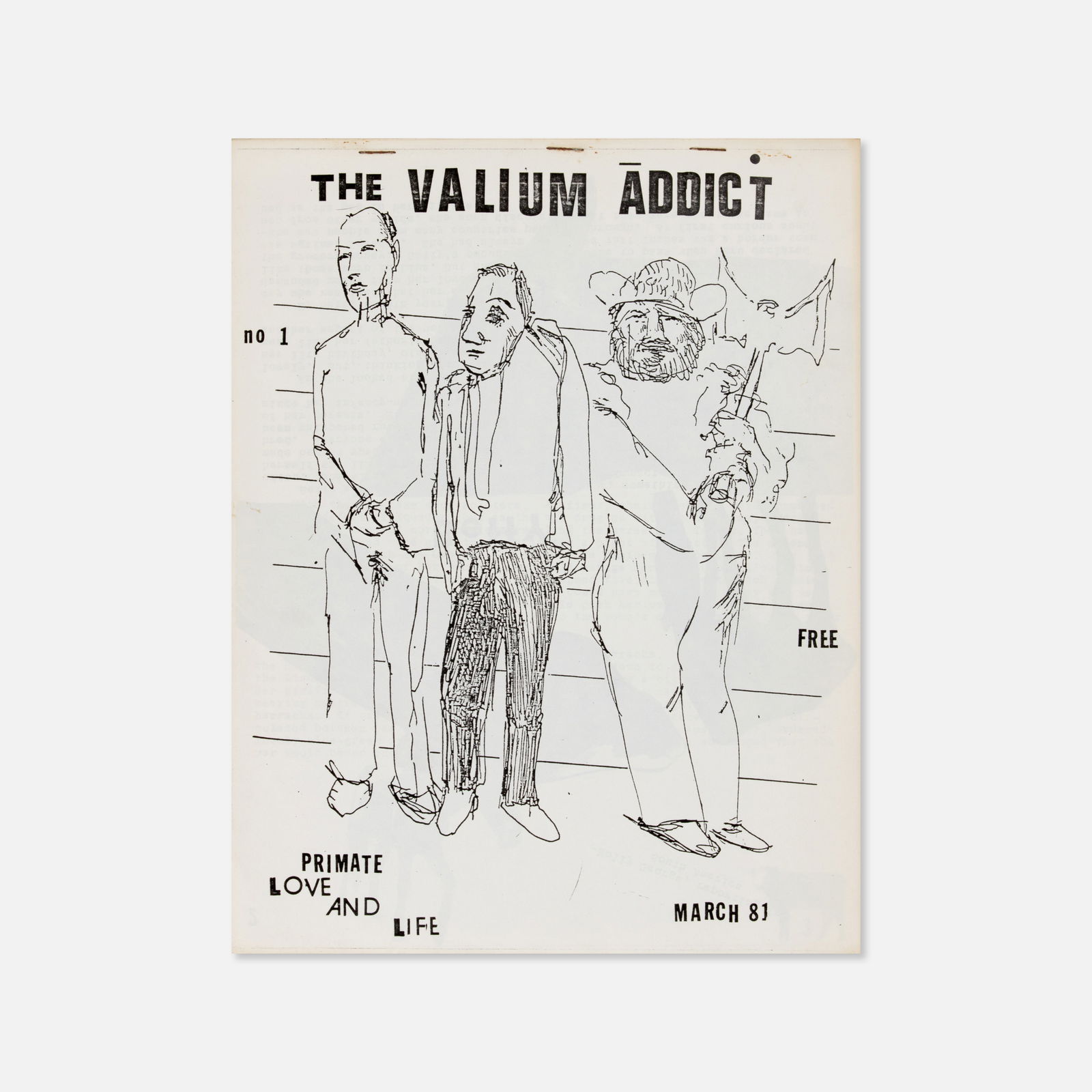 Richard Kern (Editor), The Valium Addict, Issue No. 1 (1 of 2)