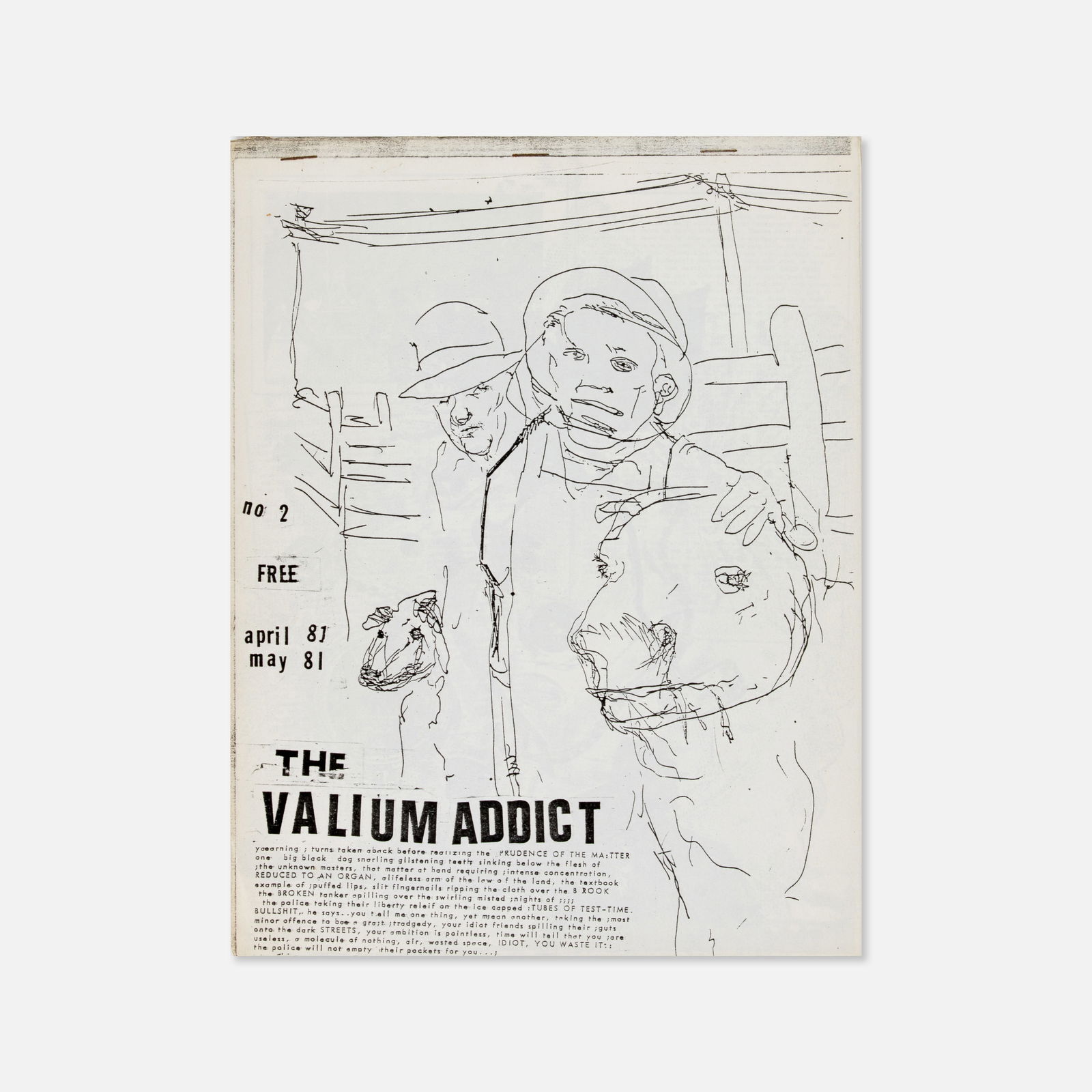 Richard Kern (Editor), The Valium Addict, Issue No. 2 (1 of 2)