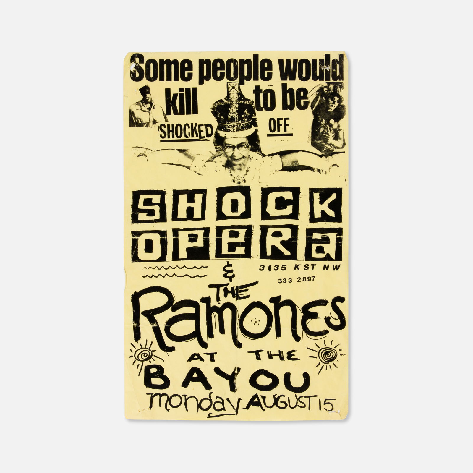 The Ramones, Shock Opera, Flyer (1 of 1)