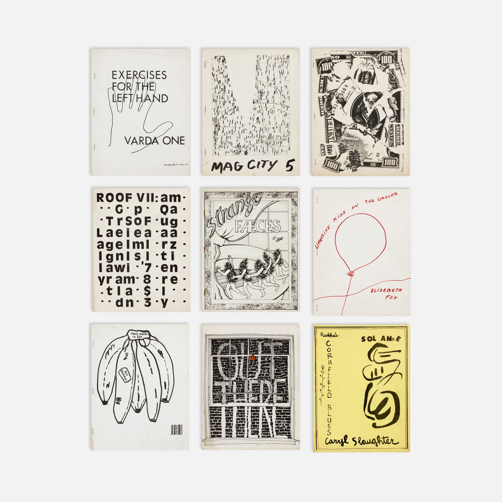 Mimeo, Nine Poetry Books (1 of 1)