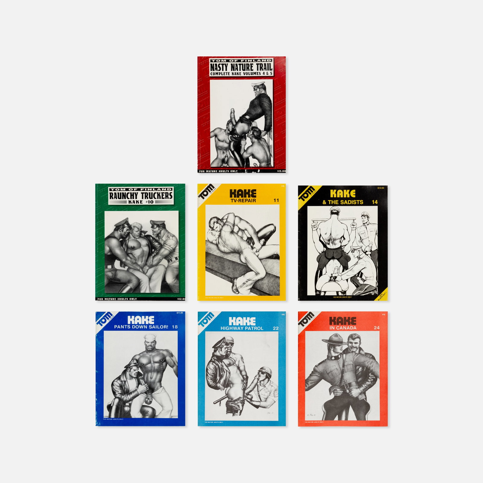 Tom of Finland, Kake, Seven Volumes (1 of 1)
