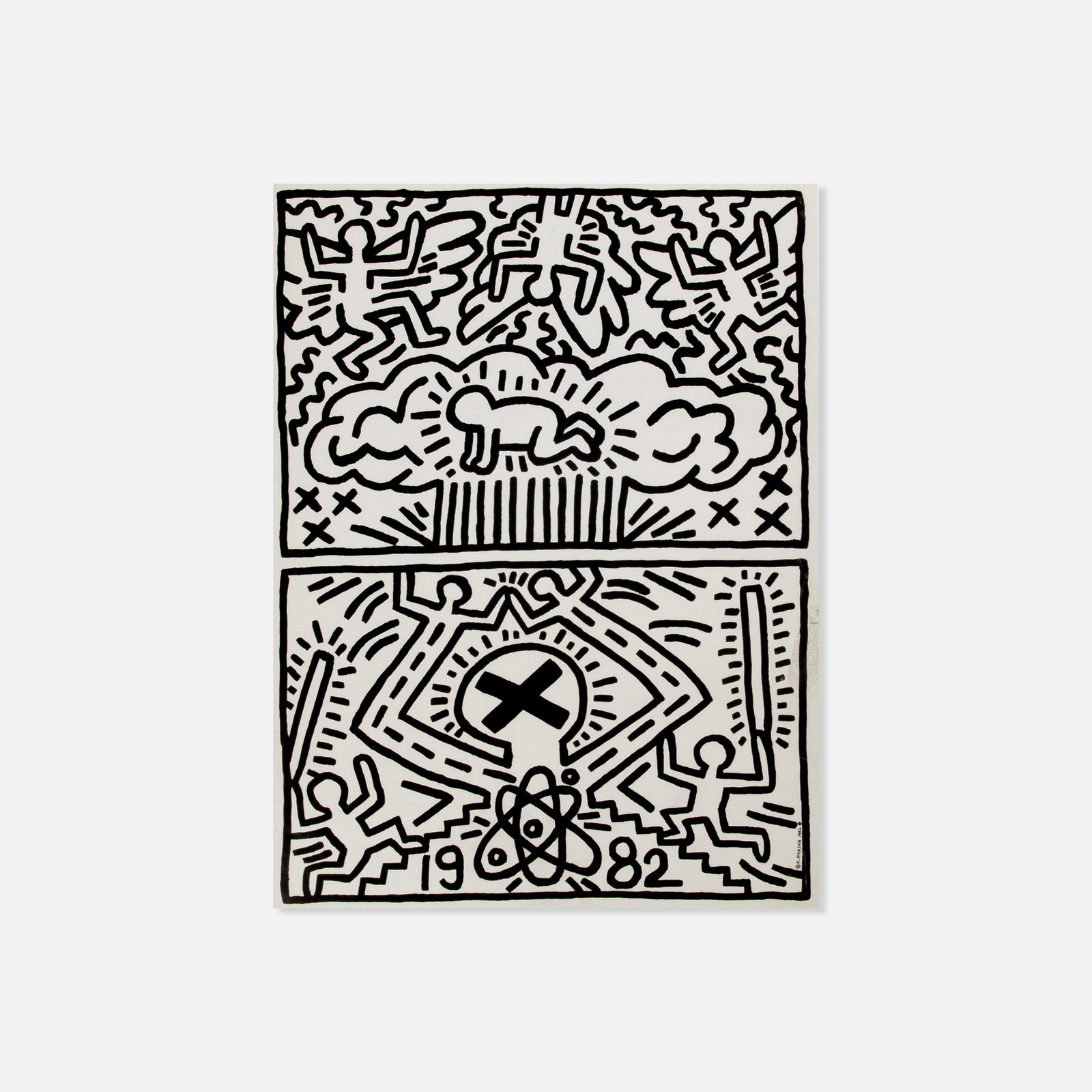 Keith Haring, Nuclear Disarmament Poster (1 of 1)