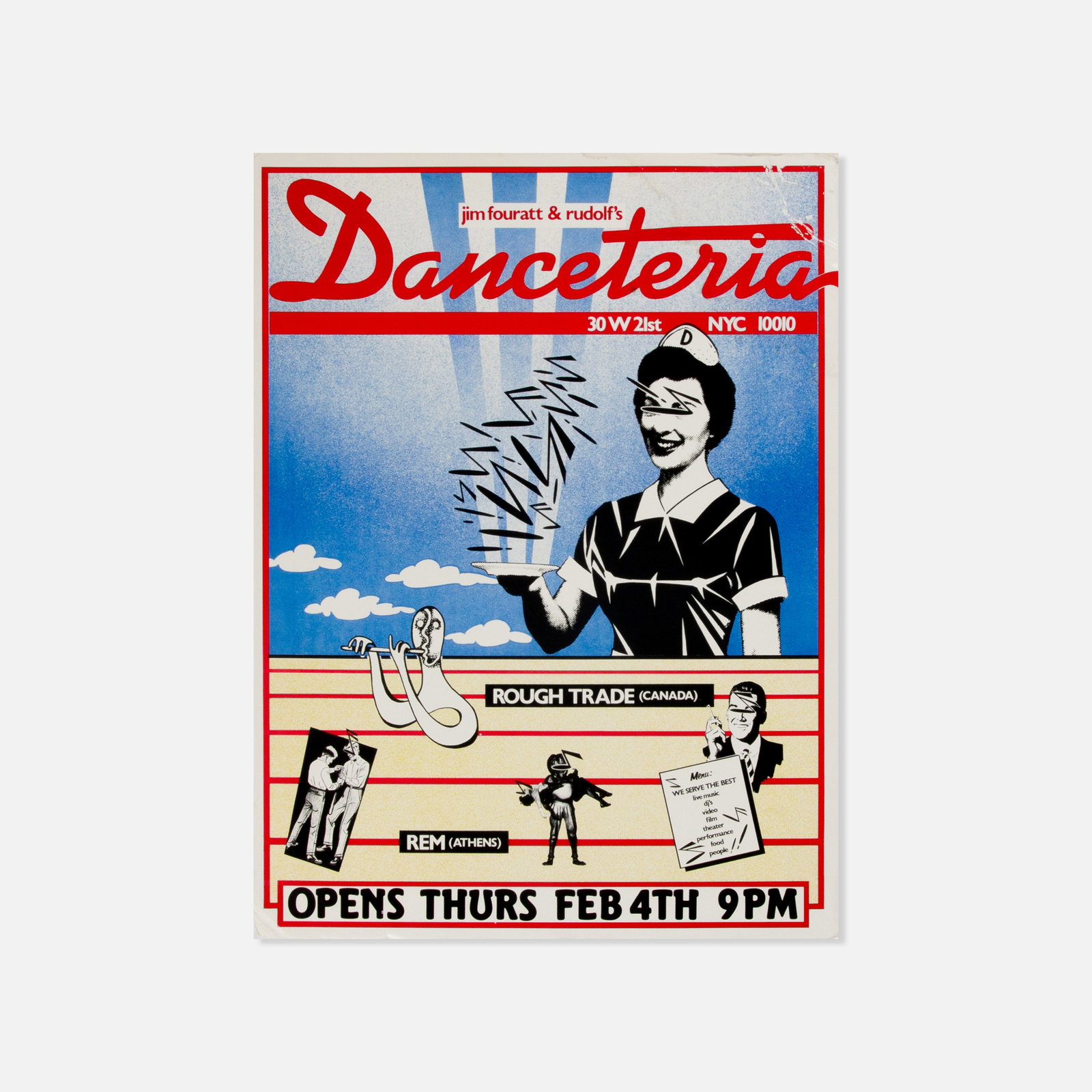 Rough Trade, REM, Danceteria Poster (1 of 1)