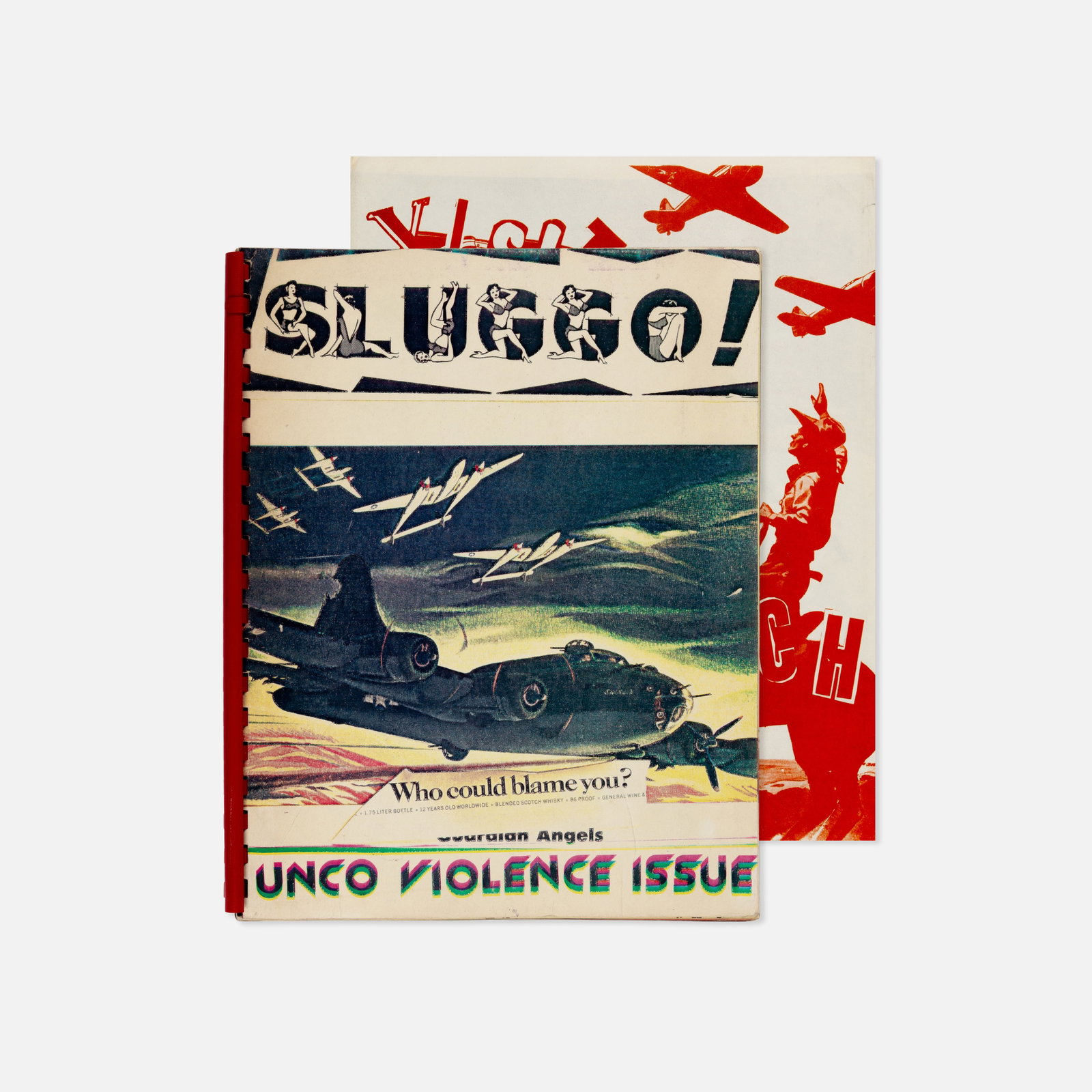 Nick West, Sluggo!, No, 5: USA, c. 1979–1981 8 1/2" x 11" printed matter Issue No. 5 of Sluggo!, subtitled [unco violence issue] with tipped-in insert [Visit Tex Bedell's LSD Ranch]. Nick West (American) is an editor, cartoon