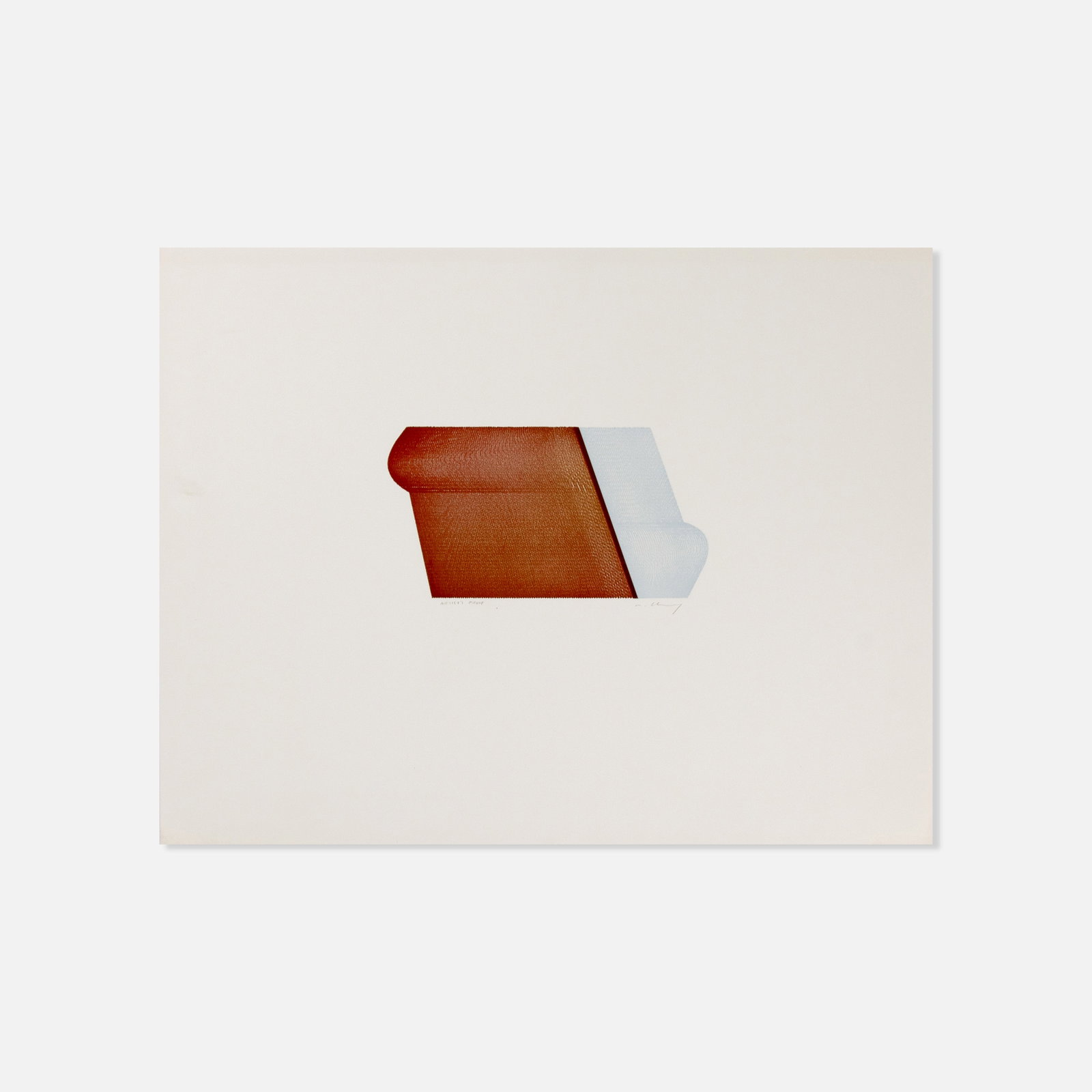 Robert Mallary, Untitled Plotter Print (1 of 2)