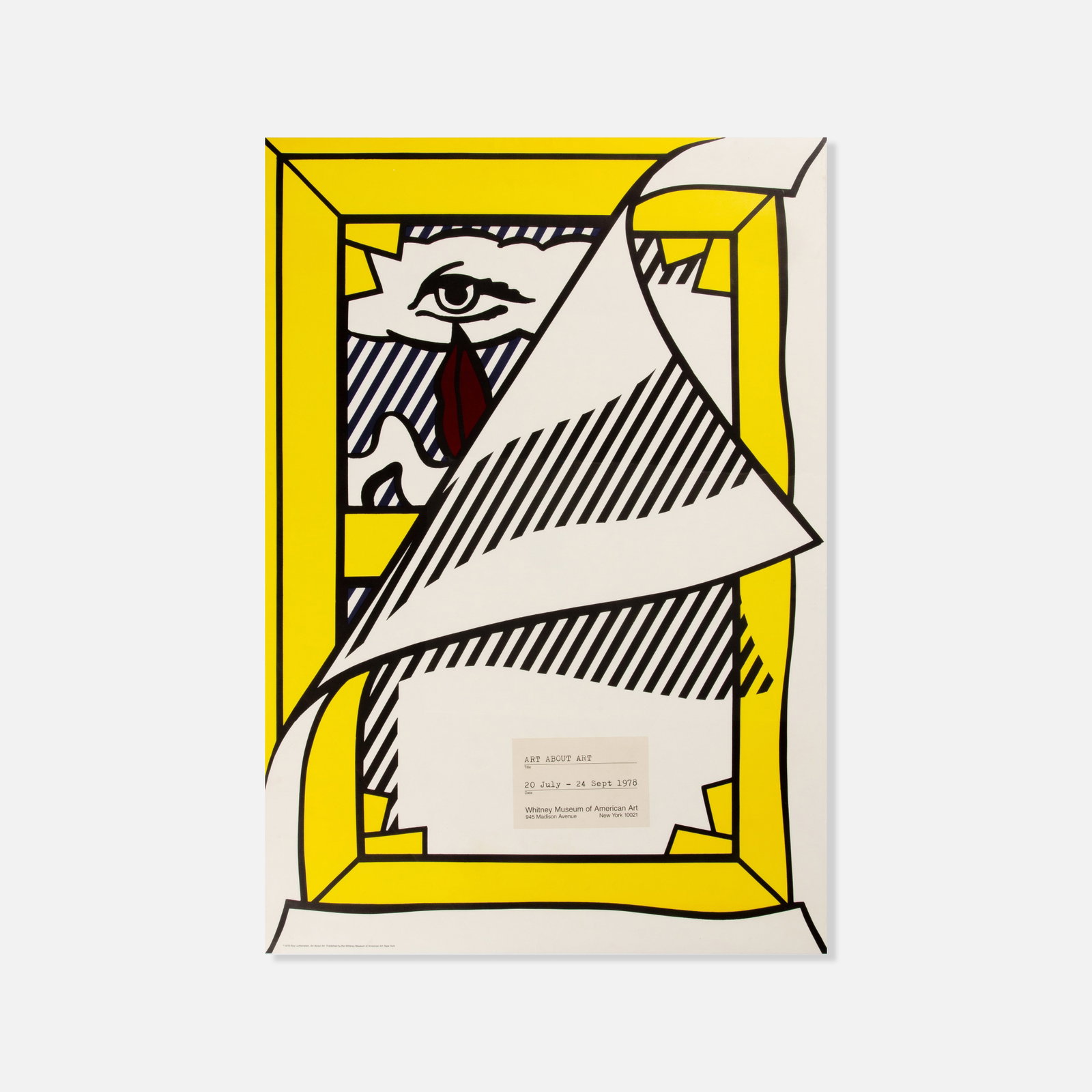 Roy Lichtenstein, Art About Art Poster (1 of 1)