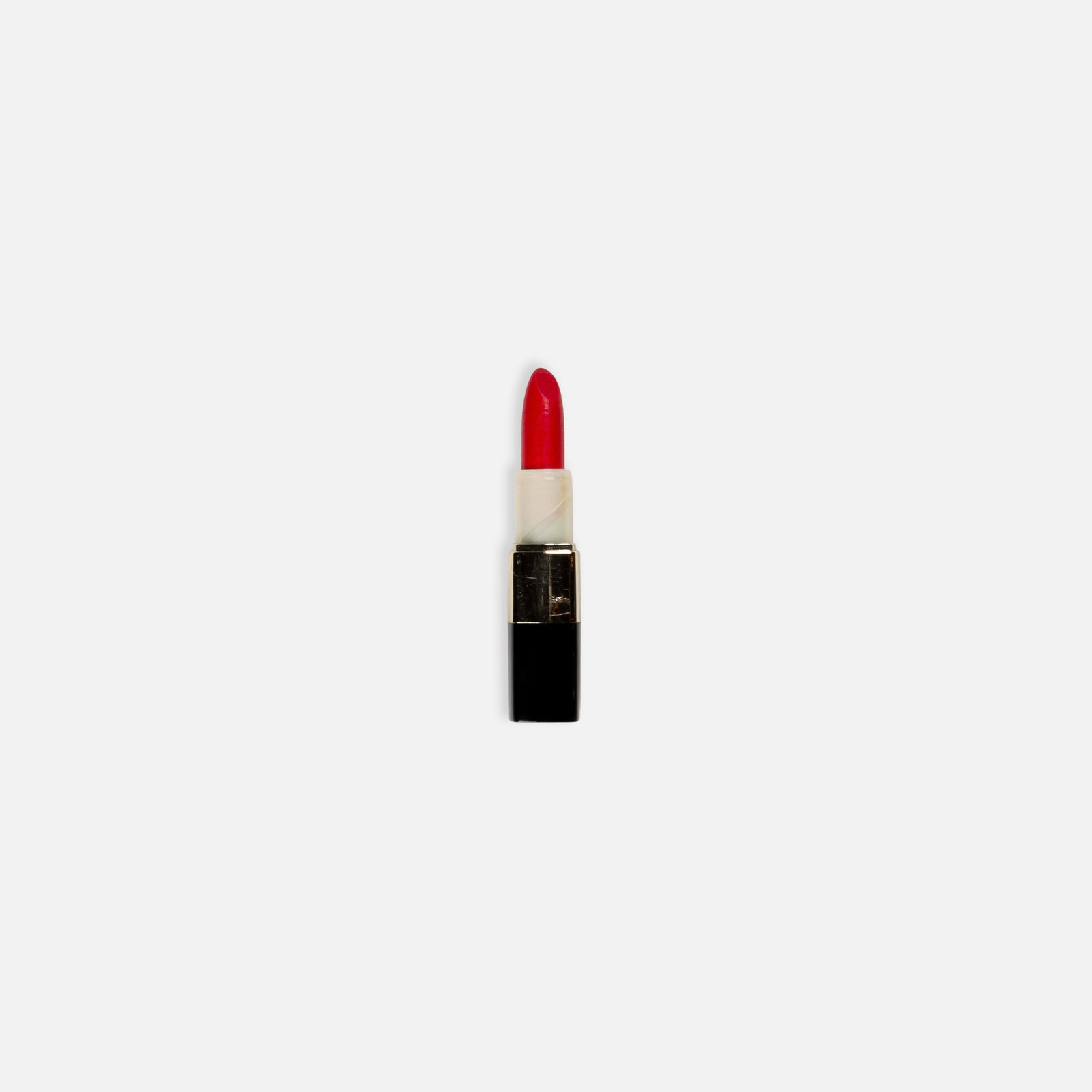 Janine Antoni, Viewer’s Red: USA, 1991 2 7/8" x 3/4" x 3/4" lipstick in plastic and metal case Published in conjunction with the 1991 exhibition Warp and Woof: Comfort and Dissent curated by Connie Butler at Artists Space, New Yo