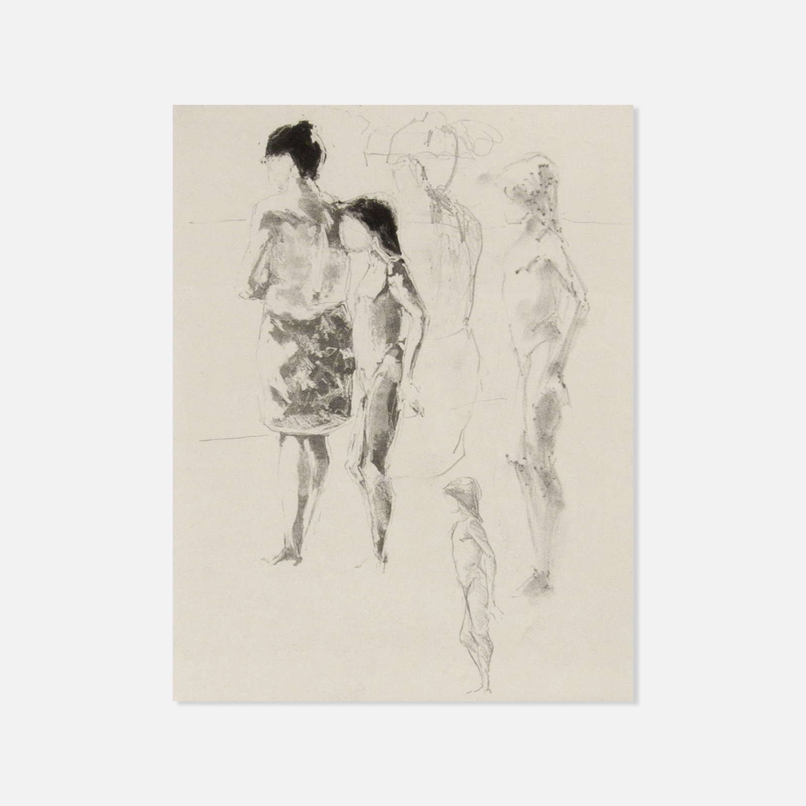 Eric Fischl, Untitled: USA, 1984 22" x 15" (sheet) aquatint, soft ground and scraping Signed and numbered [15/50] in pencil to lower recto edge. This item is located in our Treadwell, NY warehouse. Pickup and shipping