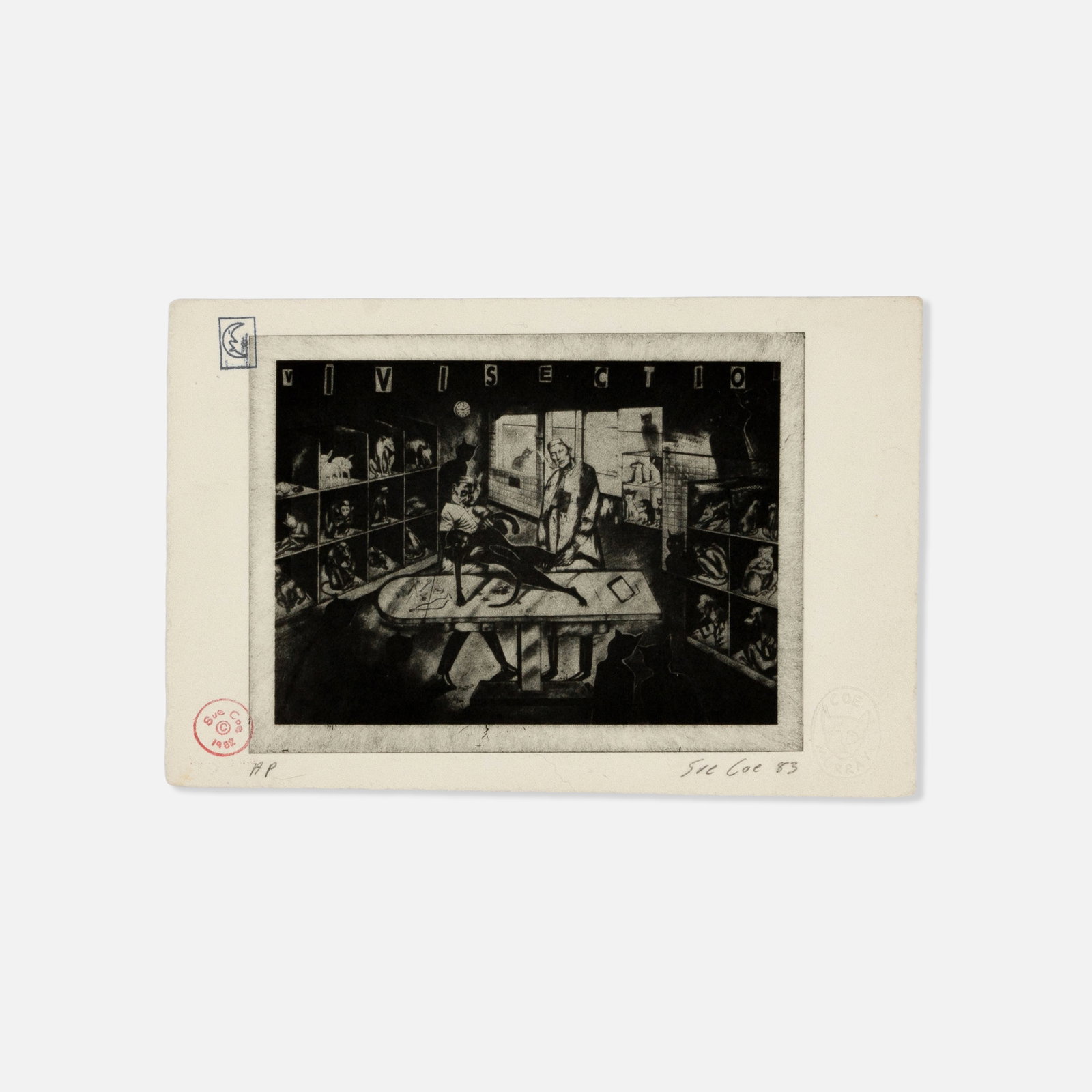 Sue Coe, Vivisection - 2