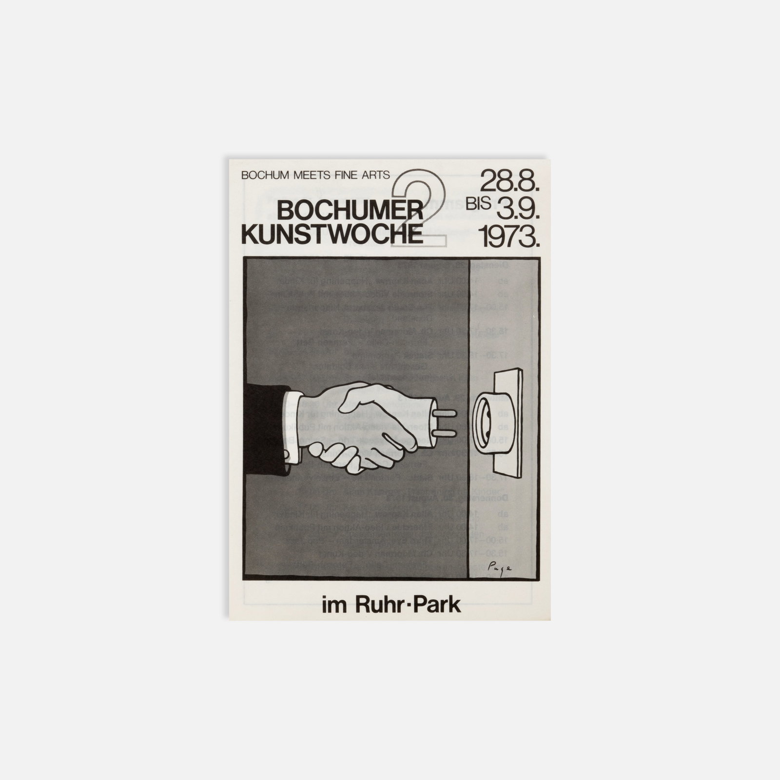 Bochumer Kunstwoche (Bochum Art Week), Program (1 of 1)