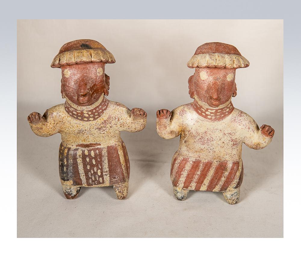 Nayarit pair of female dancers (100 BC - 250 AD) (1 of 4)