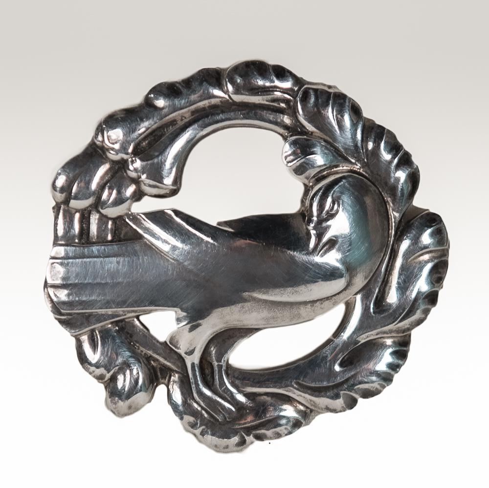 Georg Jensen Dove pin #70 (1 of 2)