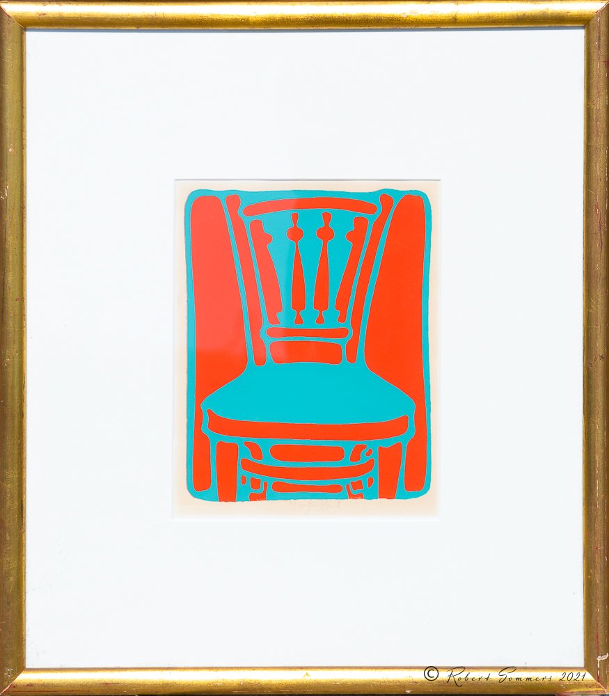 Clayton Pond serigraph The other chair (1 of 2)