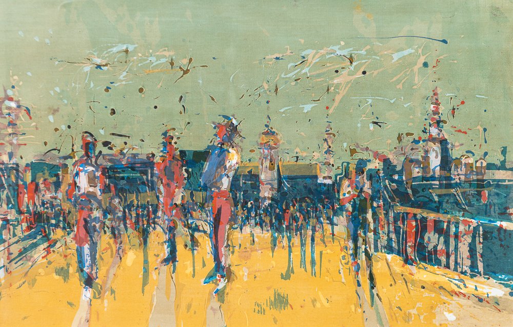 Rare Wayne Thiebaud signed and numbered serigraph (1 of 3)