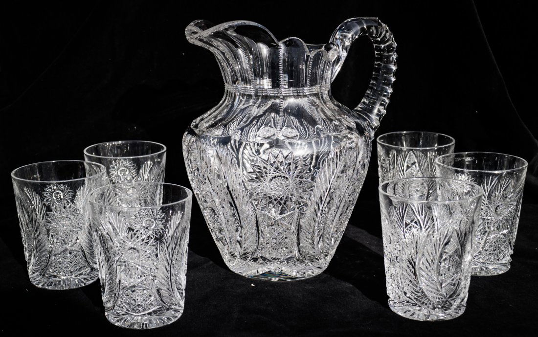 Anderson Extra Large Cut Glass Water Set (1 of 6)