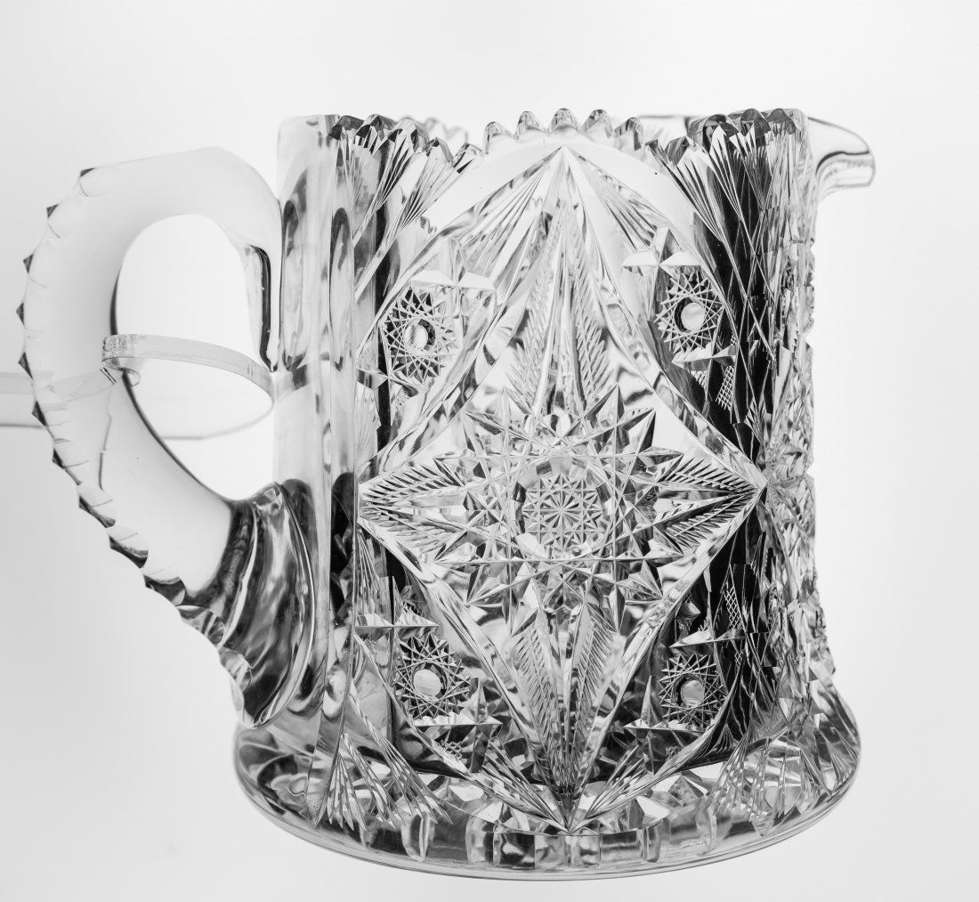 Libbey Anderson Cut Glass Cider Pitcher (1 of 5)