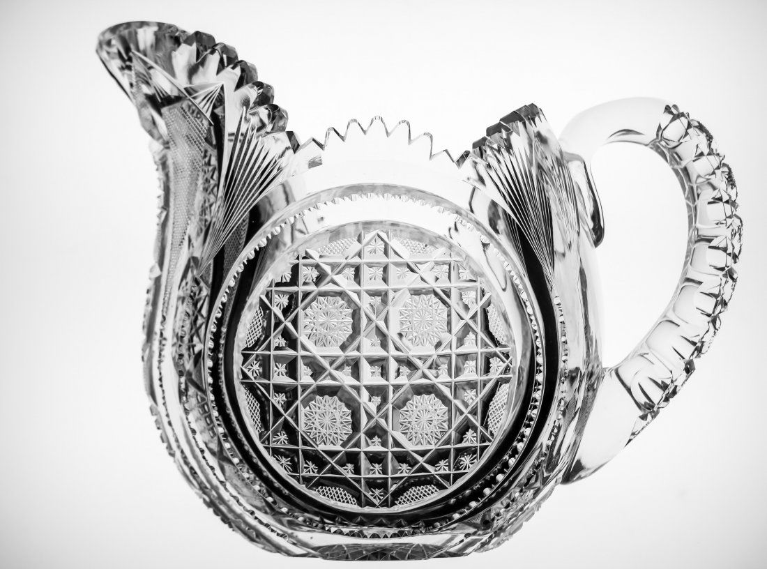 Nicest Eulalia Style Pitcher Libbey? Cut Glass (1 of 8)
