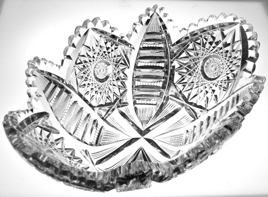 Libbey Cut Glass Senora Orange Bowl (1 of 6)