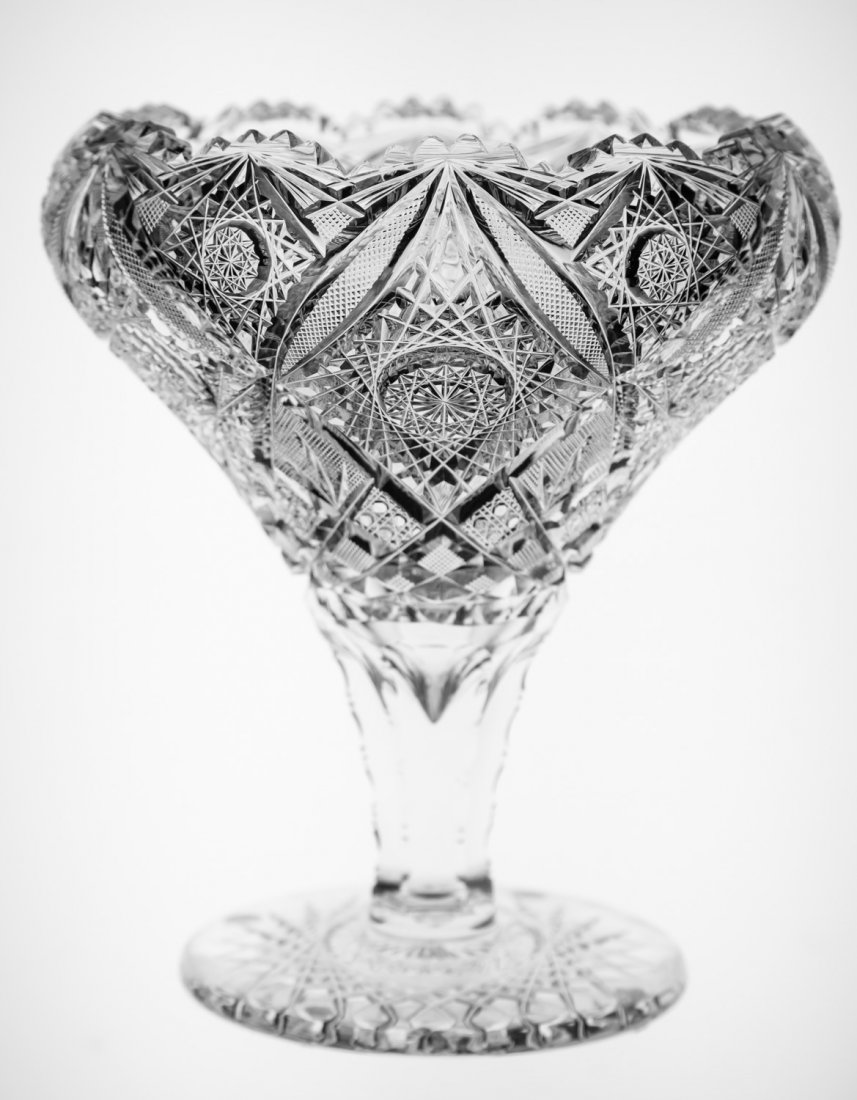 Fabulous Elmira No. 100 Tazza Brilliant Cut Glass (1 of 3)