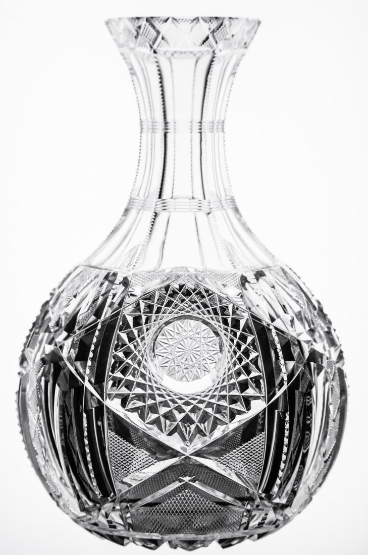 Fantastic Libbey Wedgemere Brilliant Cut Glass Carafe (1 of 5)