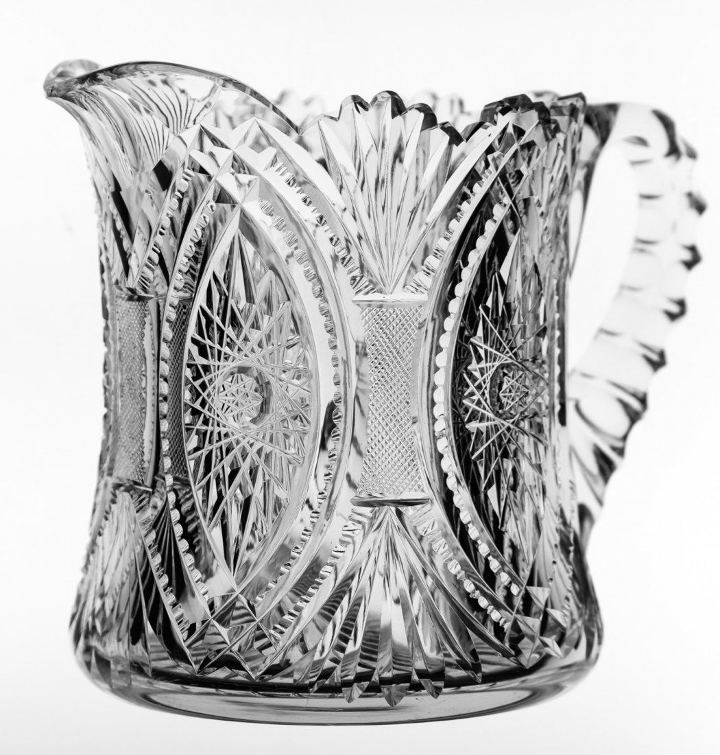 Pairpoint Ramona American Brilliant Cut Glass Pitcher (1 of 3)