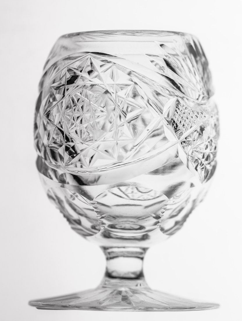 Rare Bergen Toothpick Holder Brilliant Period Cut Glass (1 of 3)