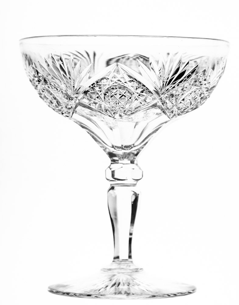 Incredible Hawkes Marquise Large Champagne Cut Glass (1 of 2)