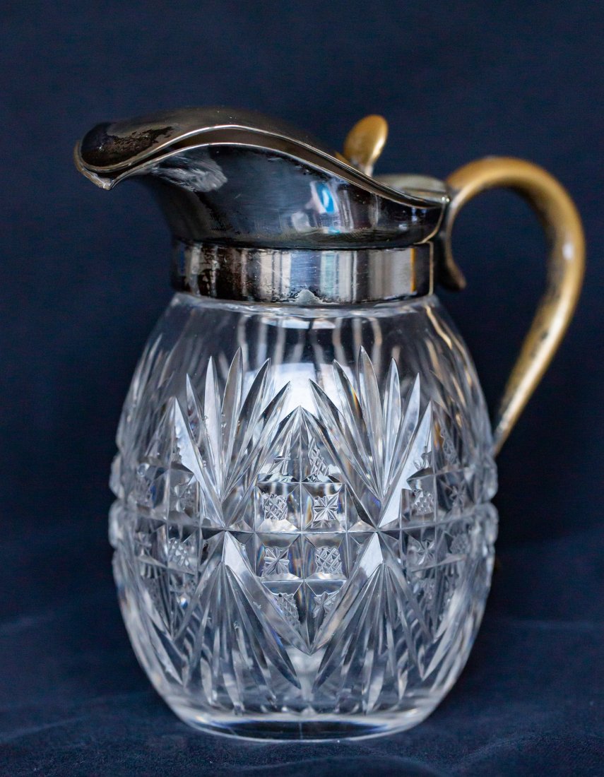 Great Dorflinger Royal Brilliant Cut Glass Syrup ABP (1 of 2)