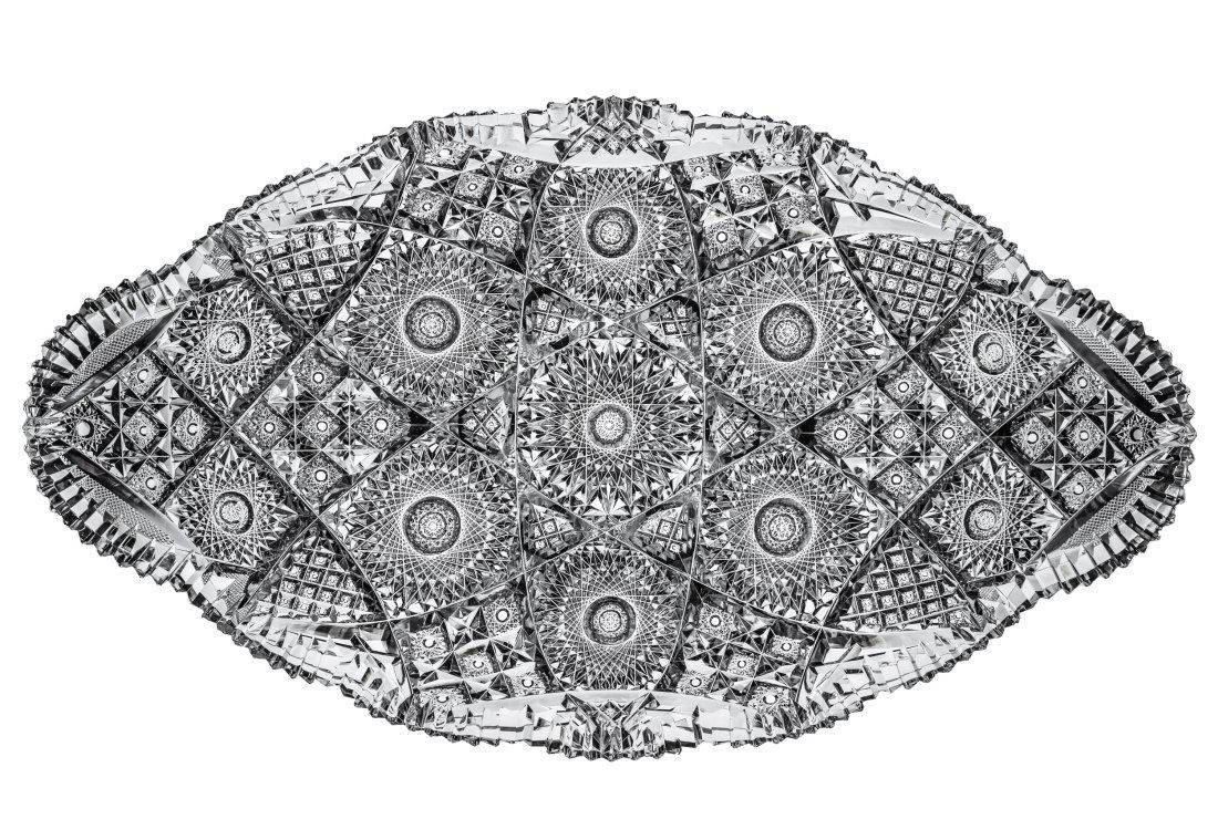 The Best William C. Anderson Cut Glass Ice Cream Tray (1 of 6)