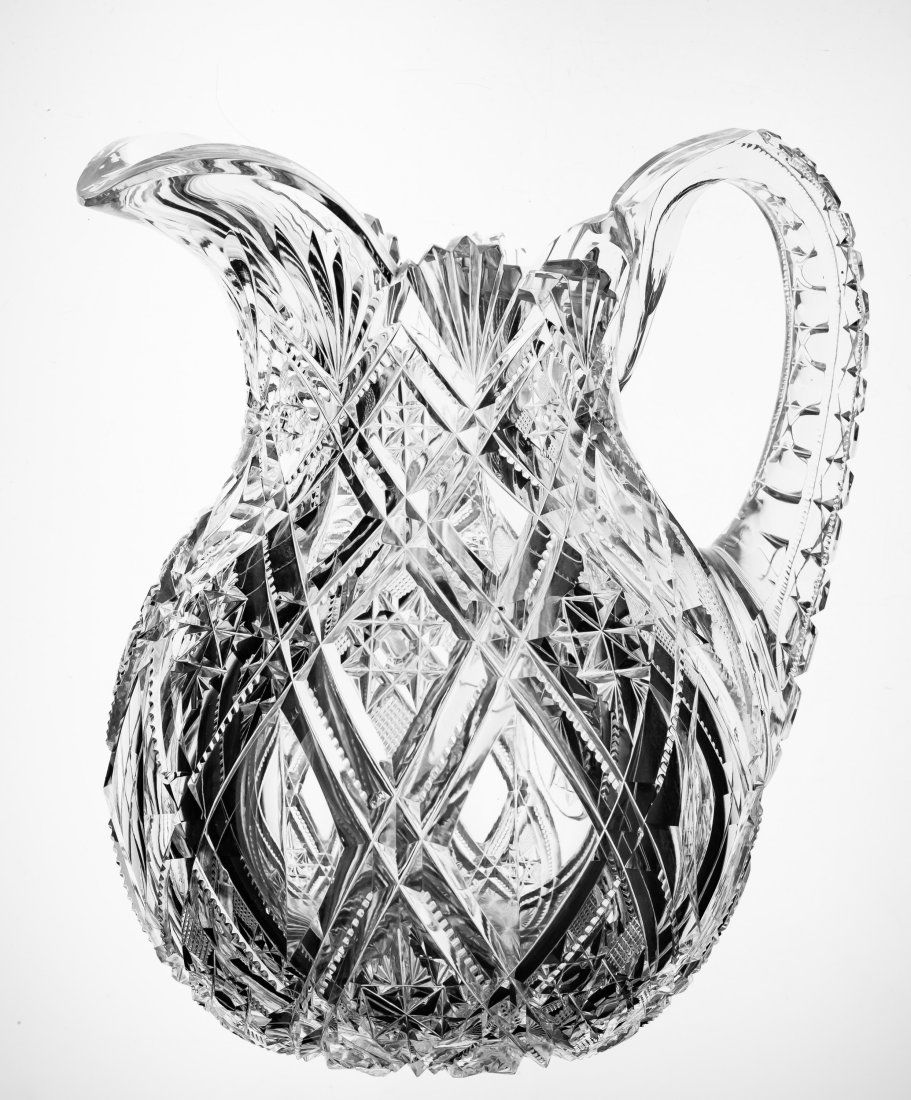Unbelievable Dorflinger Sultana American Brilliant Period Cut Glass Pitcher (1 of 13)